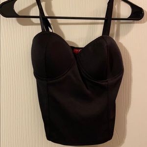 Black Guess crop top